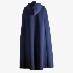 Navy Long Lenght Hooded Cape -Made To Order