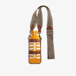 Officina Del Poggio Bottle Bag With Bottle Tan