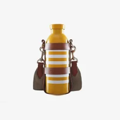 Officina Del Poggio Bottle Bag With Bottle Tan