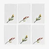 Taf Ricami Embroidered Cocktail Napkins - Set Of 6